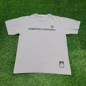 Vintage 90s Las Vegas Raiders Shirt Large 22x26 Gray Football